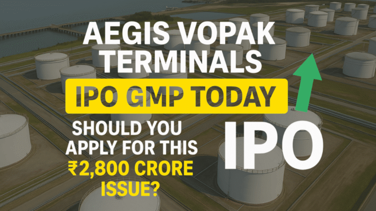 Aegis Vopak Terminals IPO GMP Today: Should You Apply for This ₹2,800 Crore Issue?